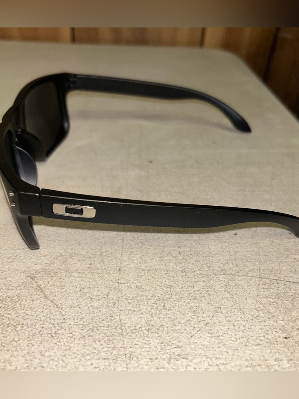 Oakley Holbrook OO9102-123 Matte Black Gold Mirror 24K Iridium Sunglasses 57mm - Picture 3 of 6